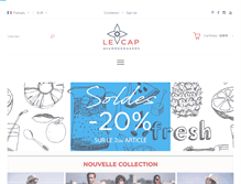 Tablet Screenshot of lecap-paris.com